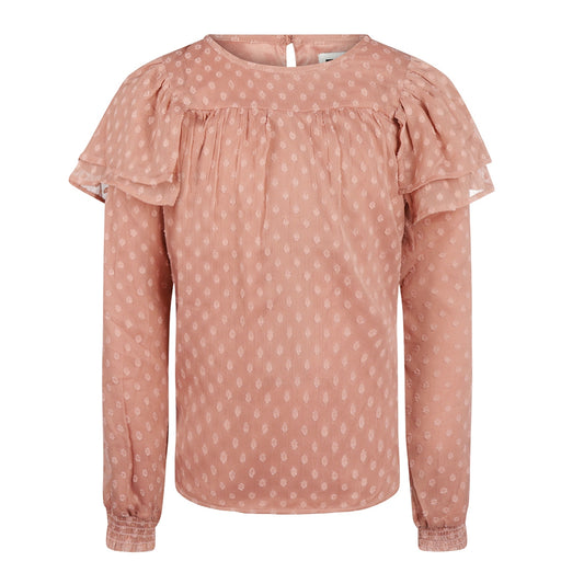 No Way Monday Blouse Old Pink