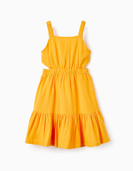 Zippy dress yellow