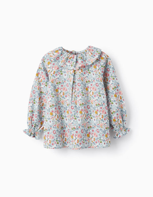 Zippy Floral longsleeve Blue